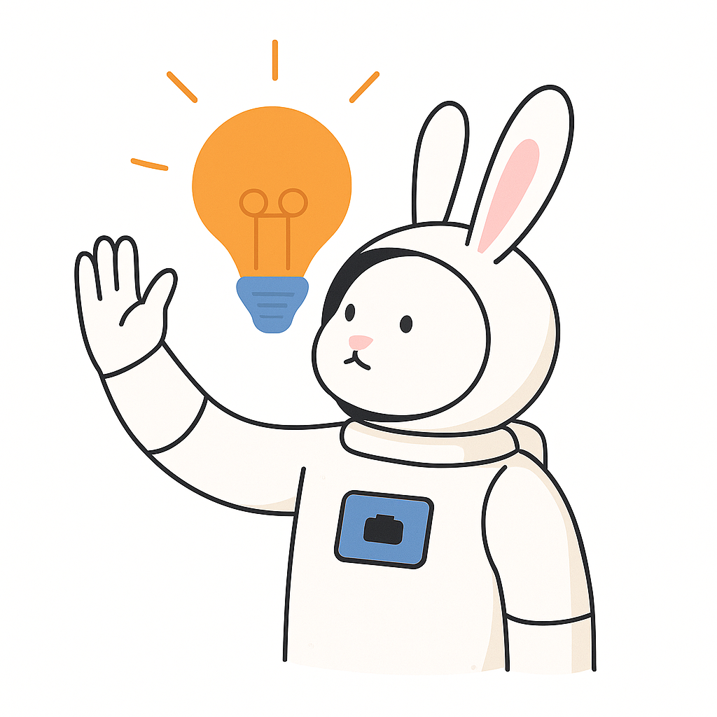 Ilustración de astronauta con libro